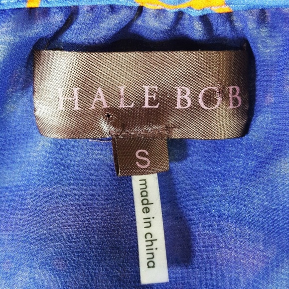 Chic Hale Bob Designer Halter Tank Top S Womens Mixed Geometric Boho Wanderlust - Picture 2 of 13